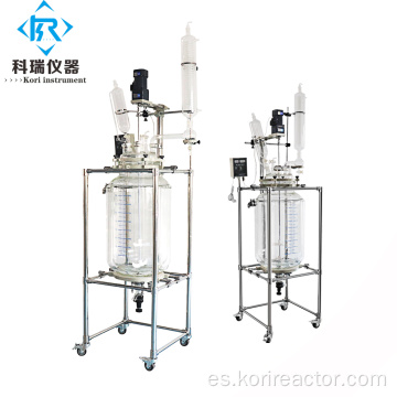 recipiente para reactor de vidrio con camisa SF-100L